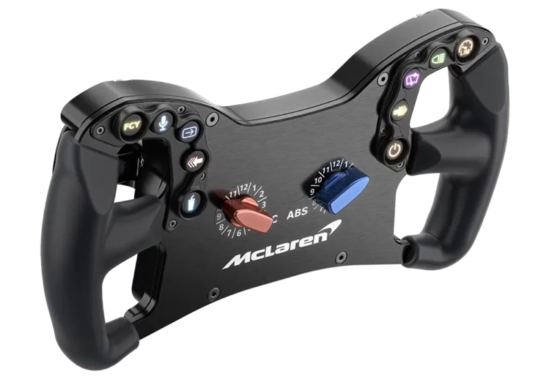 Introducing the Ascher Racing McLaren Artura Sport SIM Wheel - a groundbreaking collaboration with Renvale, where the electrifying world of real-world Motorsport electronics meets the adrenaline-fueled realm of SIM racing.